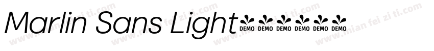 Marlin Sans Light字体转换